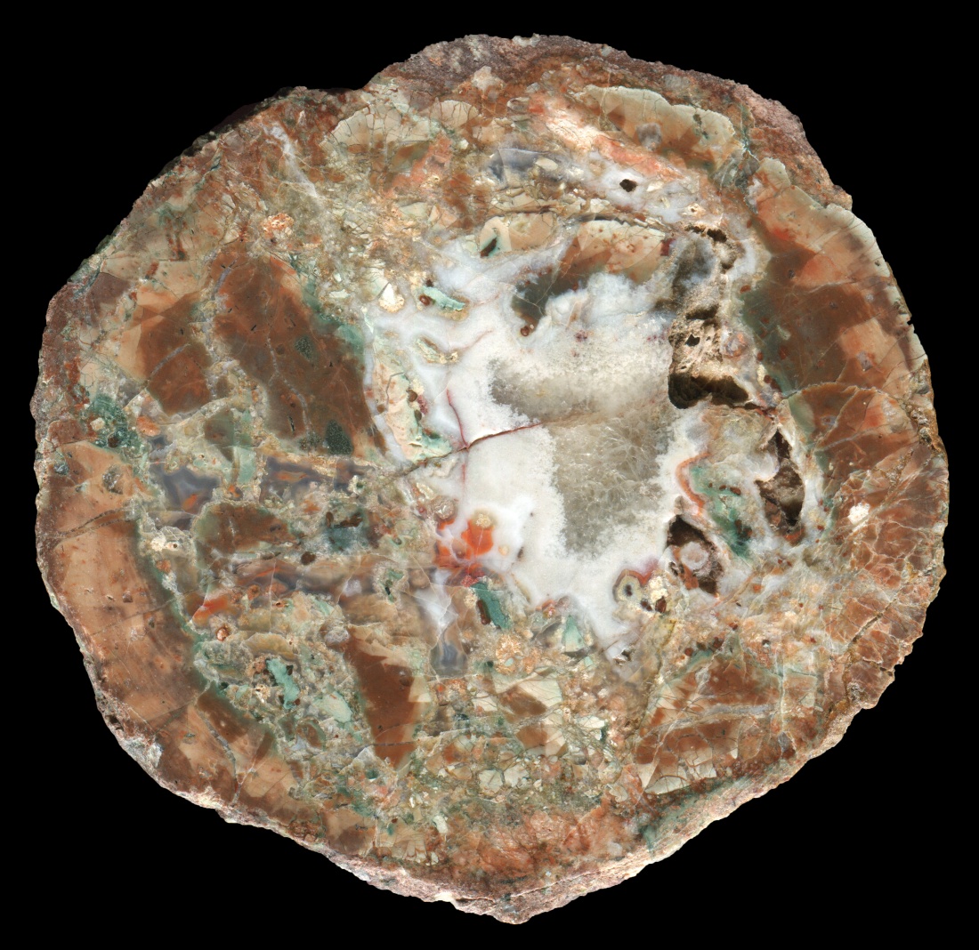 Complex Shattered Baumgartental Thunderegg - Colourful Debris Pile