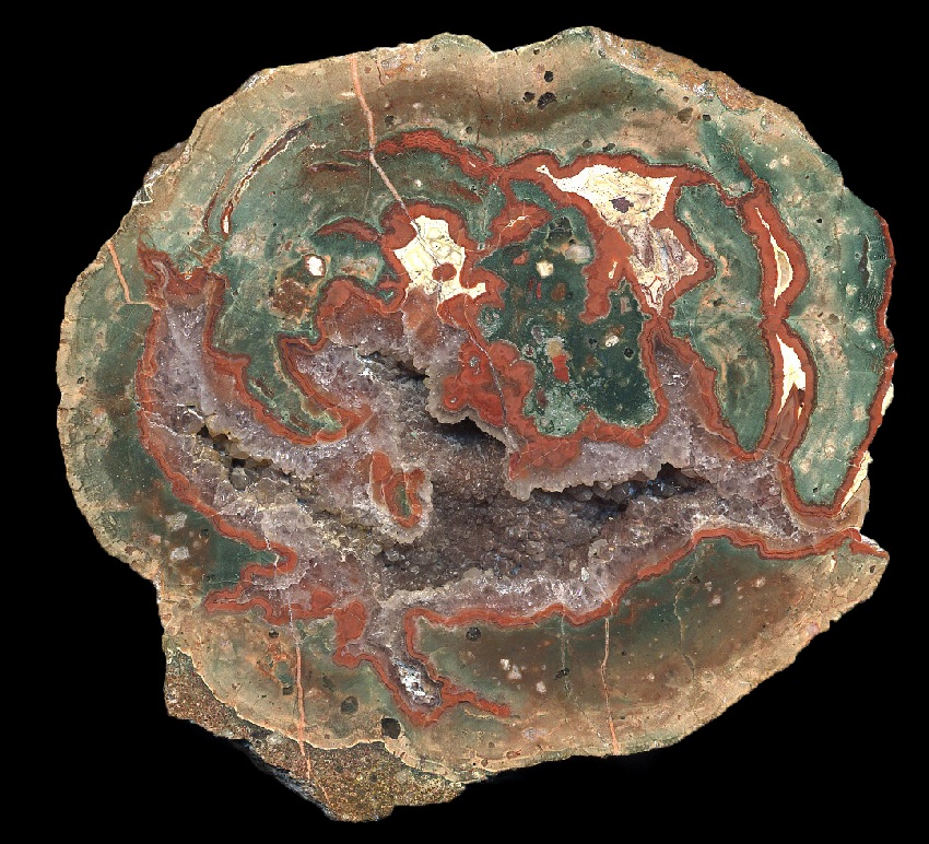 Nesselhof Thunderegg with Cracked Jelly-Like Agate