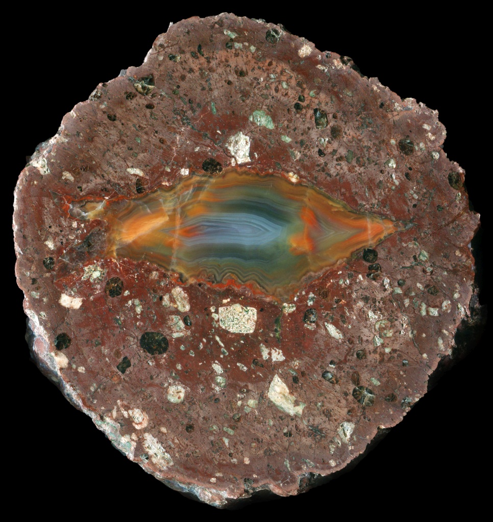 Rotterode #2 Thunderegg with Some Nice Rich Agate