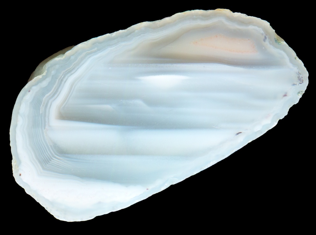 Pale Scurdie Ness Agate with Waterlines