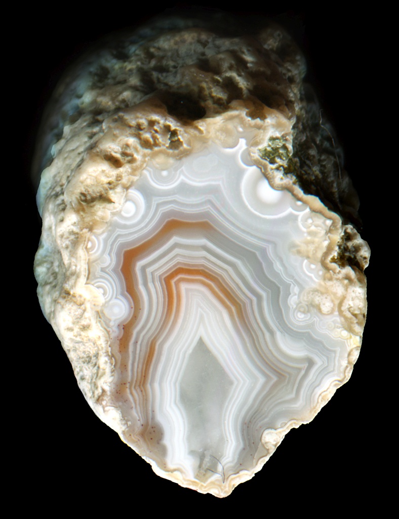 Scurdie Ness Agate with Intricate Banding