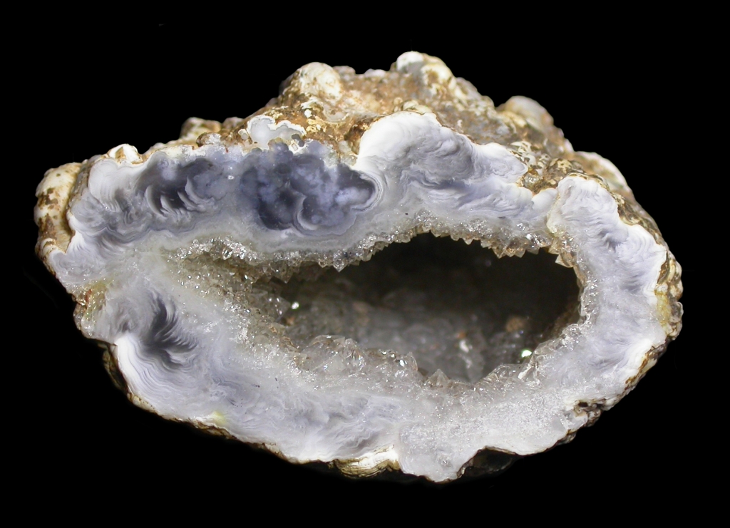 Feathery Gray Oco(?) Geode