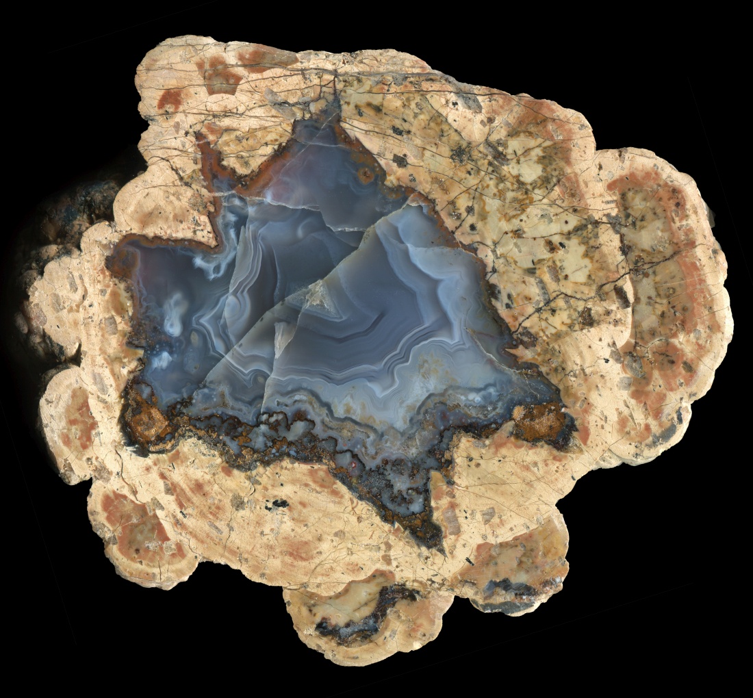 Large Unknown Thunderegg with Pale Matrix and Solid Agate