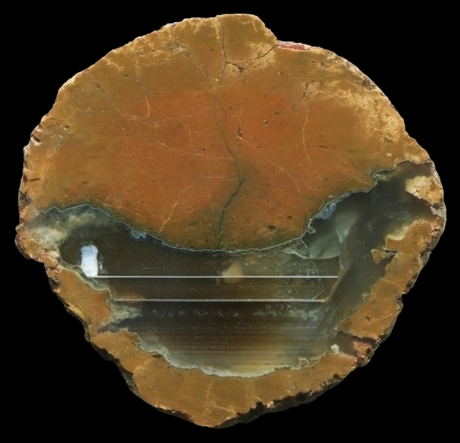 Red Walnut Thunderegg with Waterlines